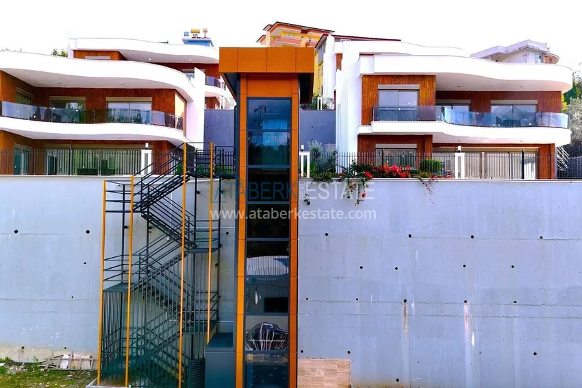 4+1 panoramic villa in Oba - citizenship, 15-month installments 14 