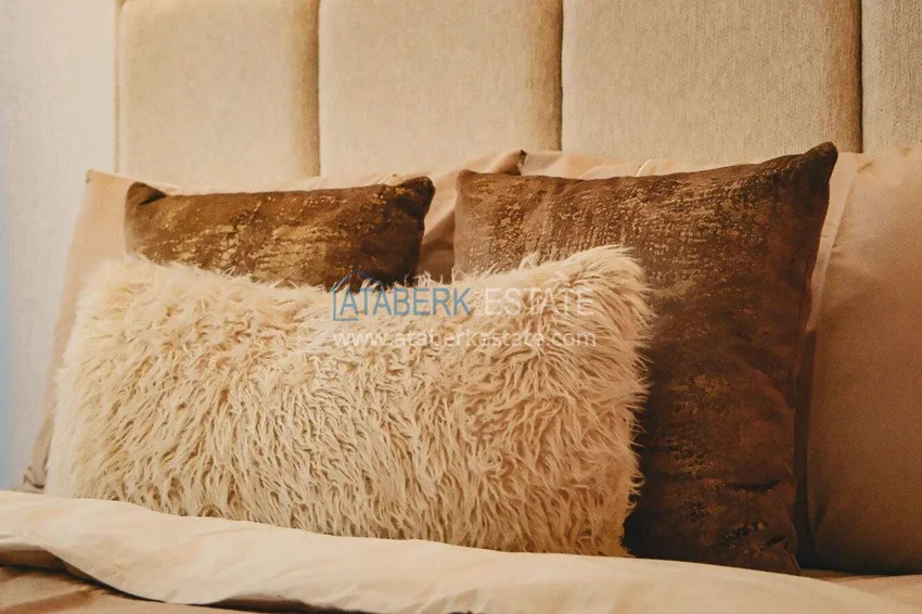 Purchase  1+1 sea view apartment in Kestel - first line, suitable for citizenship 16 