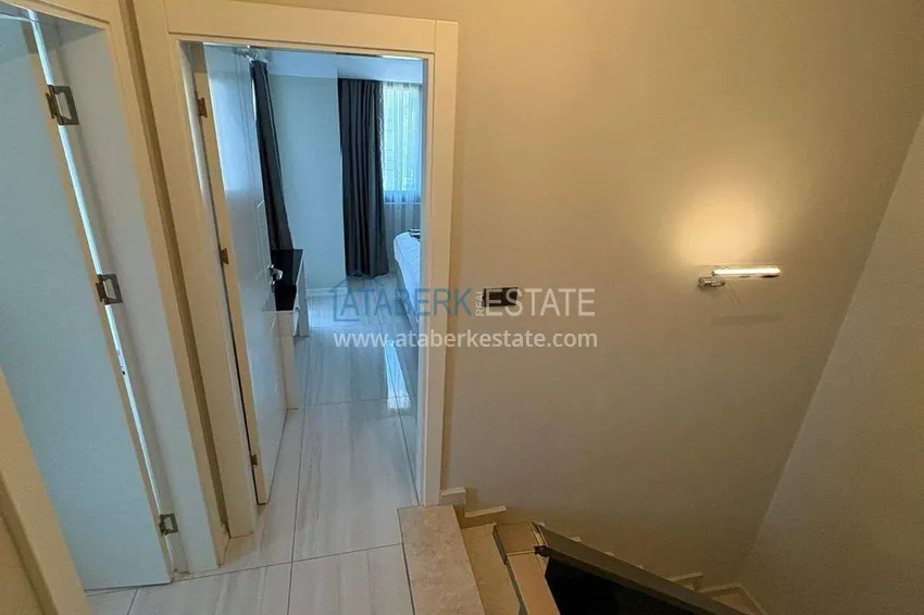 Purchase  3+1 penthouse duplex in the center of Alanya, Cleopatra beach area — furnished, suitable for a residence permit 16 