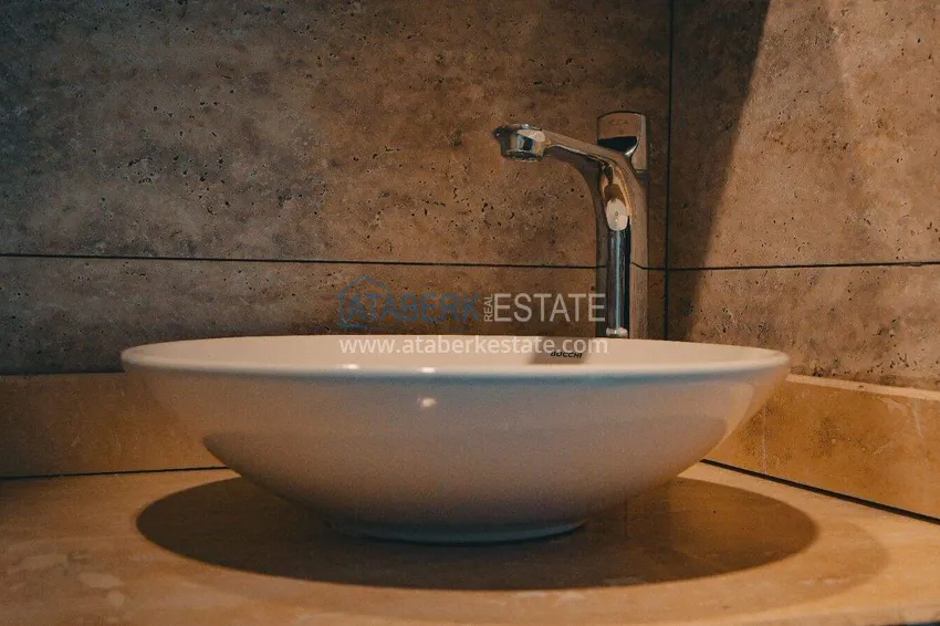 Purchase  1+1 sea view apartment in Kestel - first line, suitable for citizenship 17 