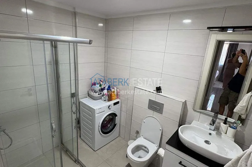 Purchase  3+1 penthouse duplex in the center of Alanya, Cleopatra beach area — furnished, suitable for a residence permit 17 