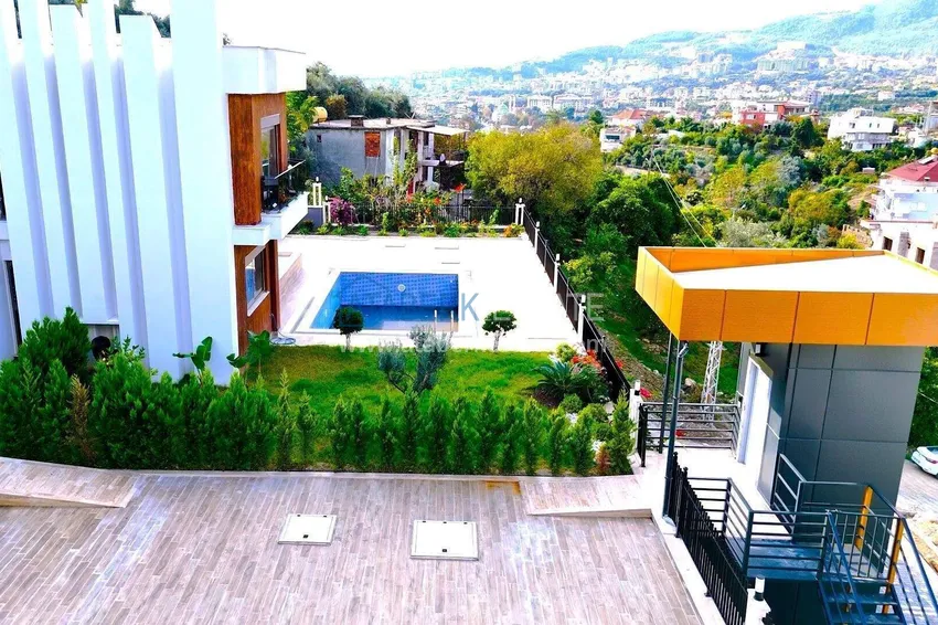 4+1 panoramic villa in Oba - citizenship, 15-month installments 21 