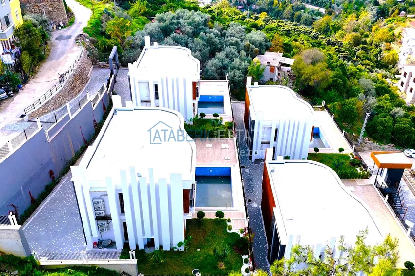 4+1 panoramic villa in Oba - citizenship, 15-month installments 22 