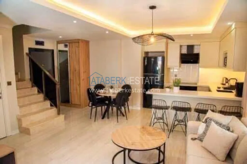 Purchase  3+1 penthouse duplex in the center of Alanya, Cleopatra beach area — furnished, suitable for a residence permit 2 