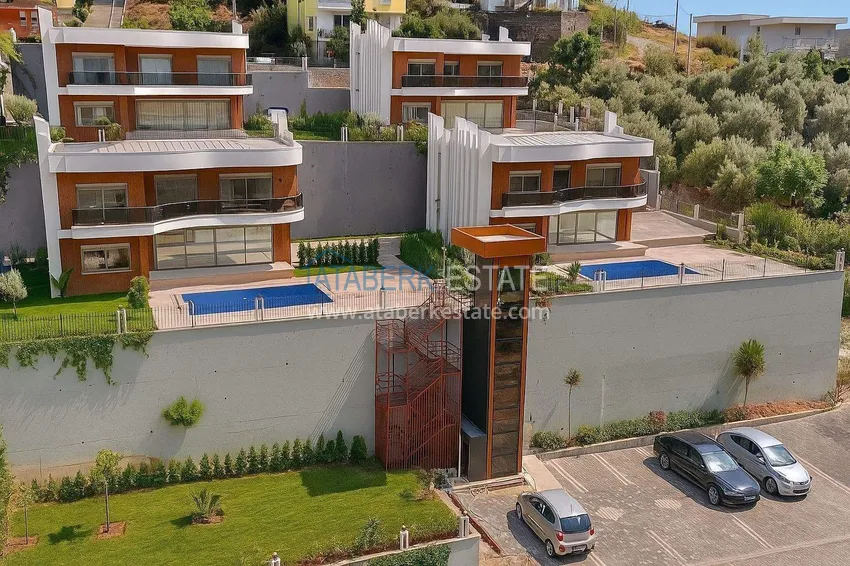 4+1 panoramic villa in Oba - citizenship, 15-month installments 3 