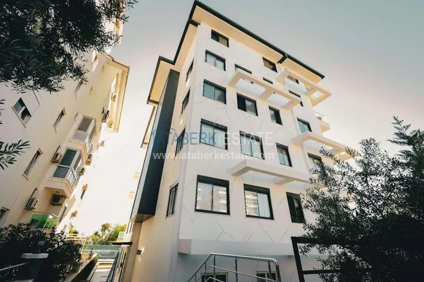 1+1 sea view apartment in Kestel - first line, suitable for citizenship 8 