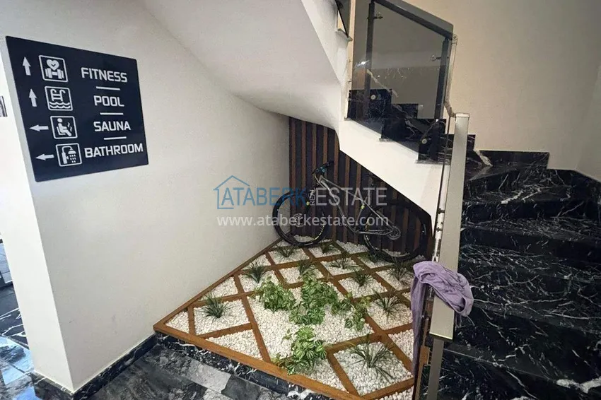 3+1 penthouse duplex in the center of Alanya, Cleopatra beach area — furnished, suitable for a residence permit 8 