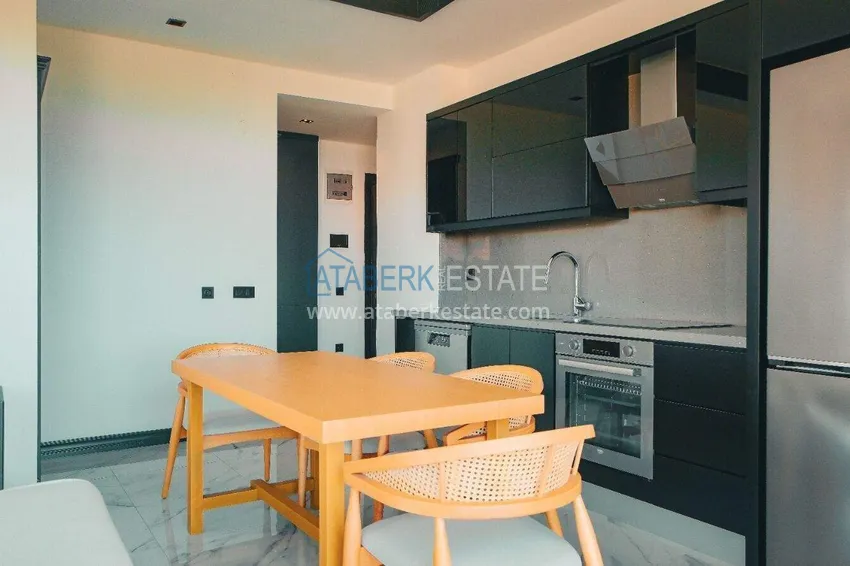 Purchase  1+1 sea view apartment in Kestel - first line, suitable for citizenship 8 