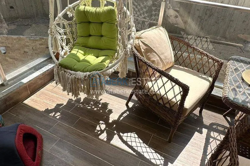 Purchase  3+1 garden duplex in Kargicak - furnished directly from the owner 22 