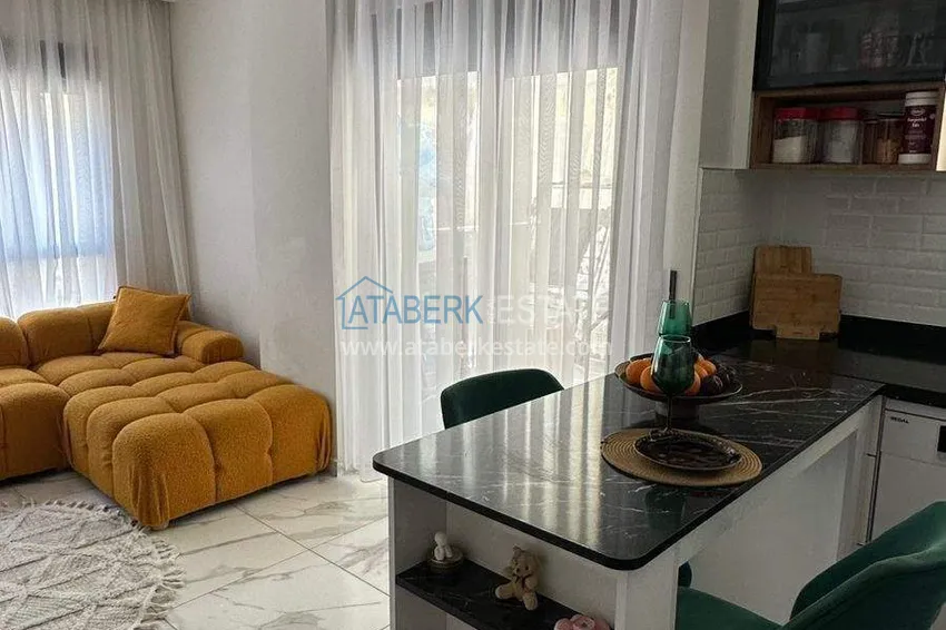 Purchase  3+1 garden duplex in Kargicak - furnished directly from the owner 4 