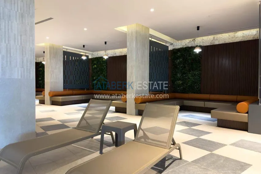 3+1 apartment in Turkler with extended layout and furniture - premium resort, citizenship, residence permit  67 