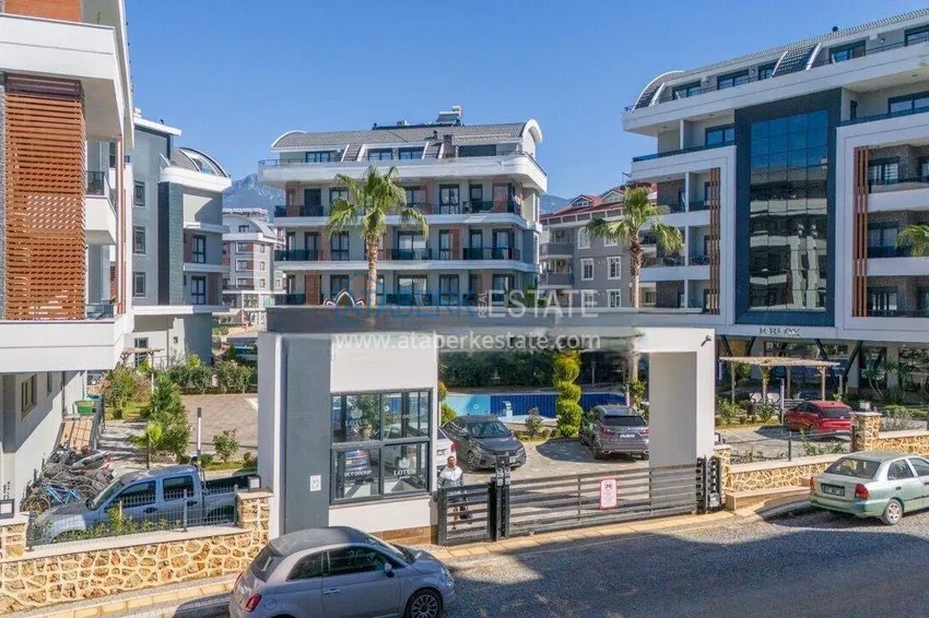 Apartment 3+1 for a residence permit in the Oba area - from the owner, furnished, separate kitchen  10 