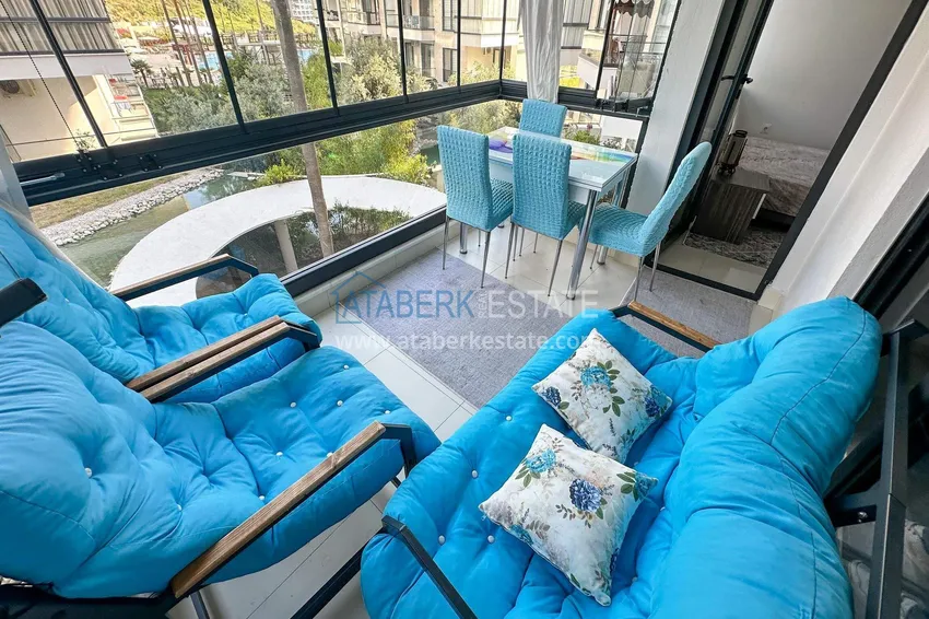 Purchase  1+1 apartment in Kestel — furnished, affordable price 10 