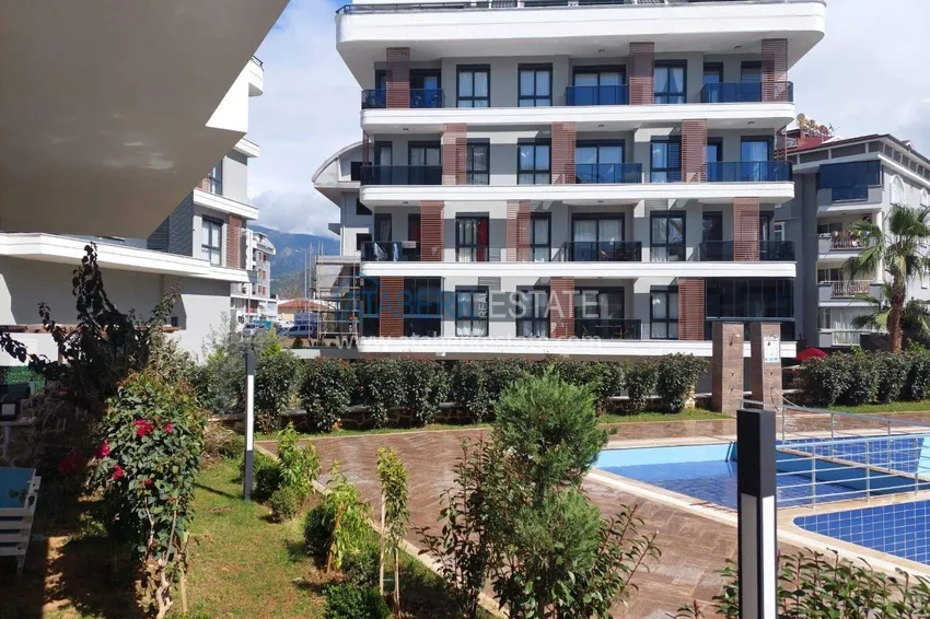 Apartment 3+1 for a residence permit in the Oba area - from the owner, furnished, separate kitchen  14 