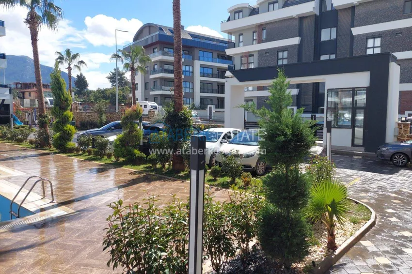 Apartment 3+1 for a residence permit in the Oba area - from the owner, furnished, separate kitchen  15 