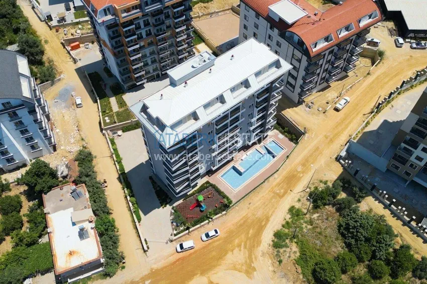 1+1 apartment in Avsallar - from the owner, furnished and with sea views  4 
