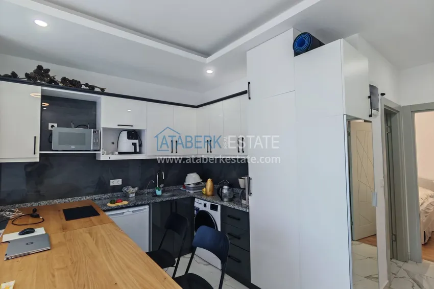 Purchase  1+1 apartment in Avsallar - from the owner, furnished and with sea views  4 