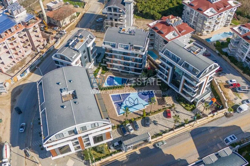 Apartment 3+1 for a residence permit in the Oba area - from the owner, furnished, separate kitchen  8 