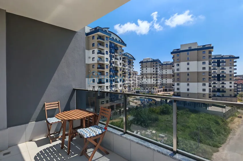 Purchase  1+1 apartment in Avsallar - from the owner, furnished and with sea views  9 