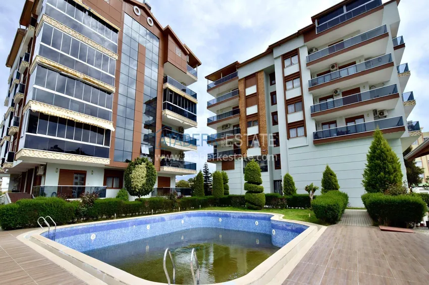 2+1 apartment in Gazipasa - furnished, glazed balcony  1 