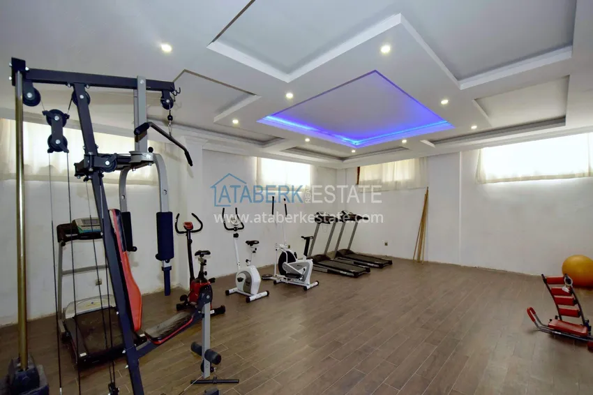 2+1 apartment in Gazipasa - furnished, glazed balcony  17 