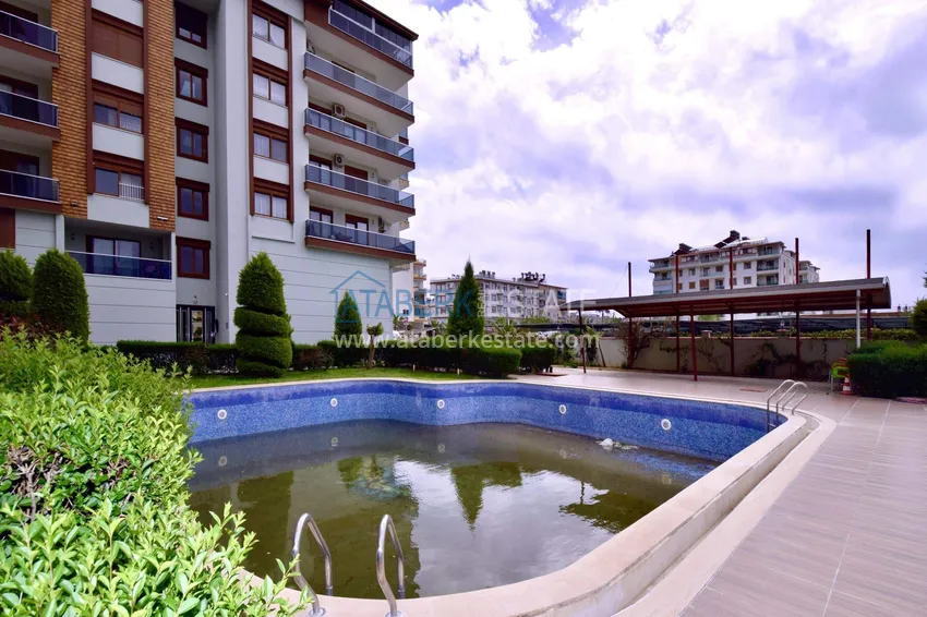 2+1 apartment in Gazipasa - furnished, glazed balcony  4 