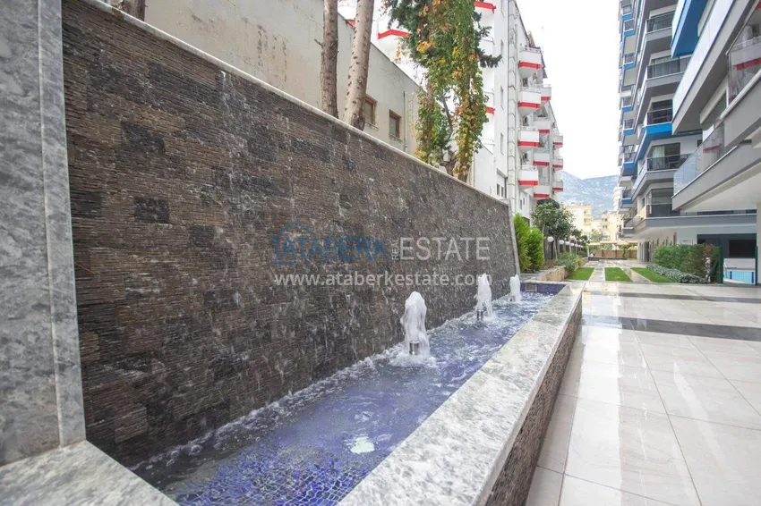 Apartment 2+1 on the beachfront in Mahmutlar — furniture, direct sea view  11 