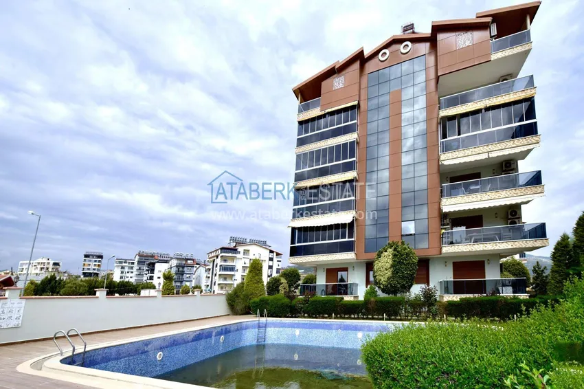 2+1 apartment in Gazipasa - furnished, glazed balcony  5 