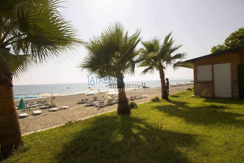 Apartment 2+1 on the beachfront in Mahmutlar — furniture, direct sea view  16 