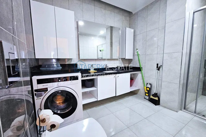 Purchase  2+1 penthouse duplex in Mahmutlar — furniture, sea and mountain views, complex with hotel-level service 10 