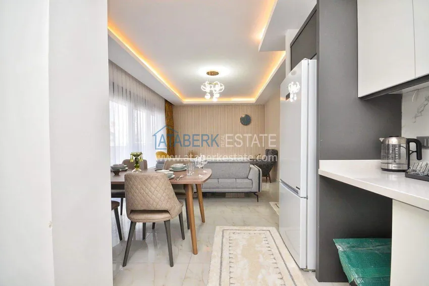 Purchase  Penthouse duplex 2+1 in Mahmutlar — furnished and with mountain views, near the center 15 