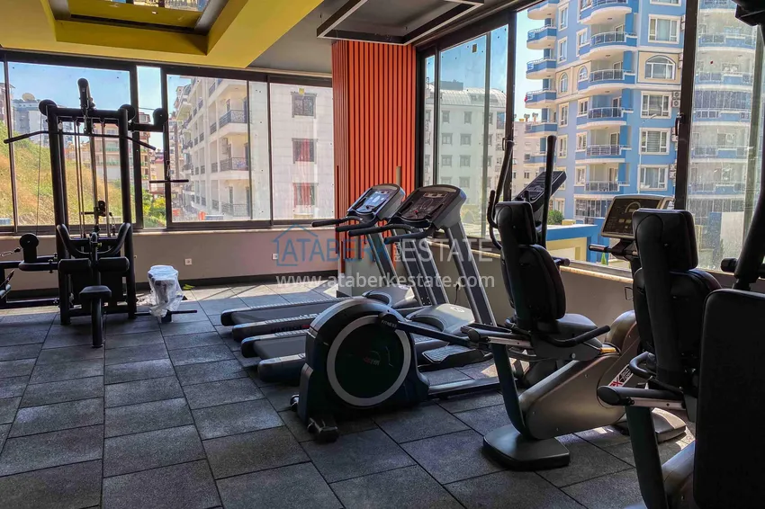 2+1 penthouse duplex in Mahmutlar — furniture, sea and mountain views, complex with hotel-level service 18 
