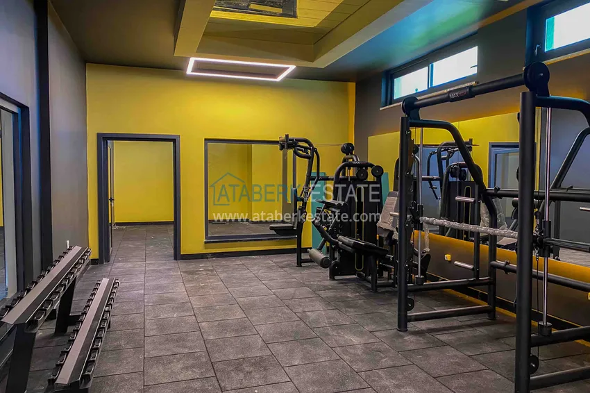 2+1 penthouse duplex in Mahmutlar — furniture, sea and mountain views, complex with hotel-level service 19 
