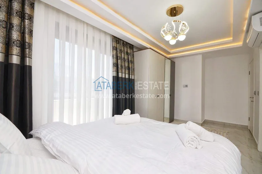 Purchase  Penthouse duplex 2+1 in Mahmutlar — furnished and with mountain views, near the center 26 