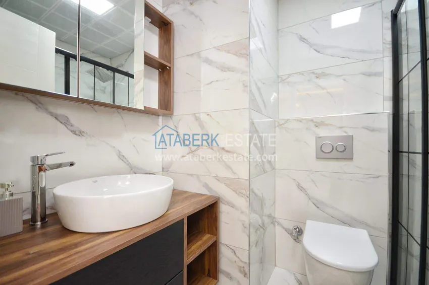 Purchase  Penthouse duplex 2+1 in Mahmutlar — furnished and with mountain views, near the center 28 