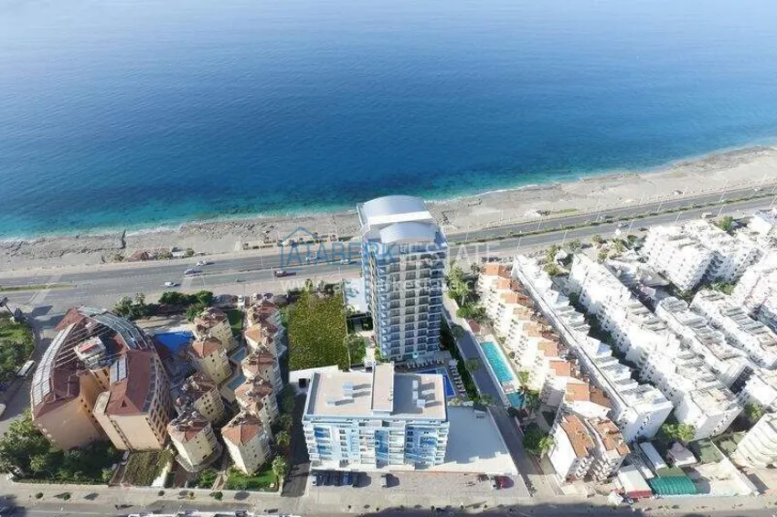 Apartment 2+1 on the first line in Mahmutlar - sea view, warm floors, from the owner 1 