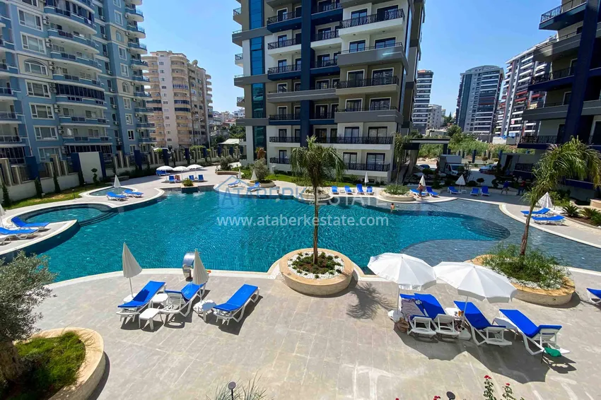 2+1 penthouse duplex in Mahmutlar — furniture, sea and mountain views, complex with hotel-level service 3 