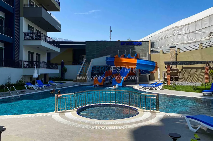 2+1 penthouse duplex in Mahmutlar — furniture, sea and mountain views, complex with hotel-level service 8 