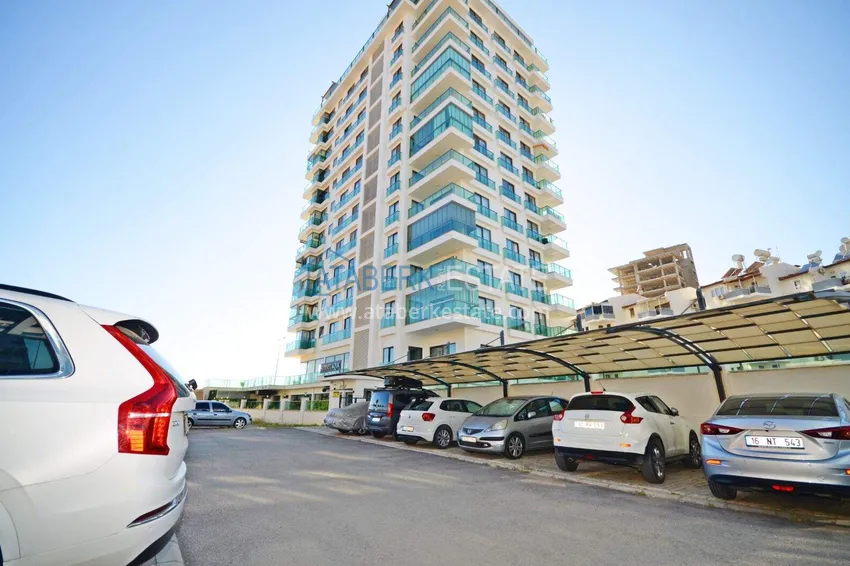 Apartment 2+1 on the first line in Mahmutlar - sea view, warm floors, from the owner 9 