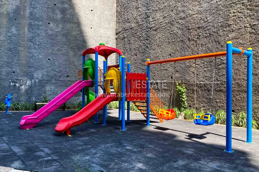 2+1 penthouse duplex in Mahmutlar — furniture, sea and mountain views, complex with hotel-level service 9 