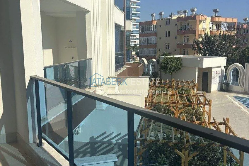 Purchase  1+1 apartment in Gazipasa - from owner, pool view, affordable price 11 