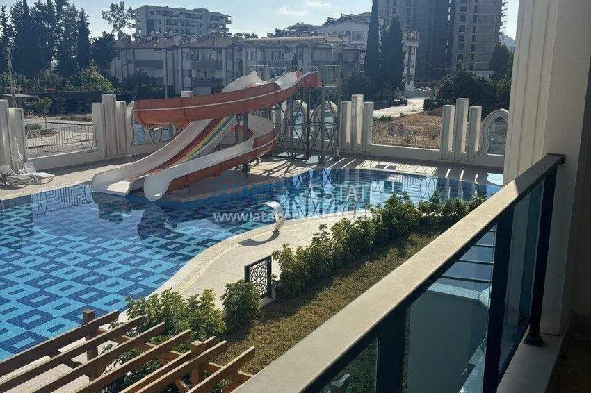 Purchase  1+1 apartment in Gazipasa - from owner, pool view, affordable price 12 