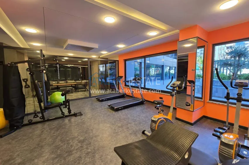 Two 1+1 apartments in the center of Alanya, Cleopatra beach area - fine finish, modern complex 11 