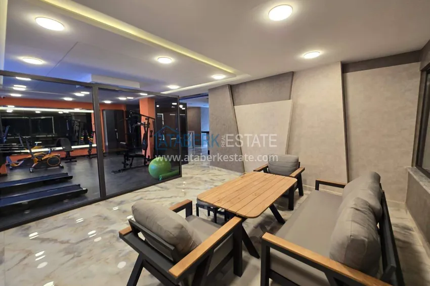 Two 1+1 apartments in the center of Alanya, Cleopatra beach area - fine finish, modern complex 12 