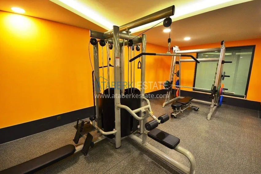 2+1 apartment in Mahmutlar — furniture, mountain view, first coastline  18 