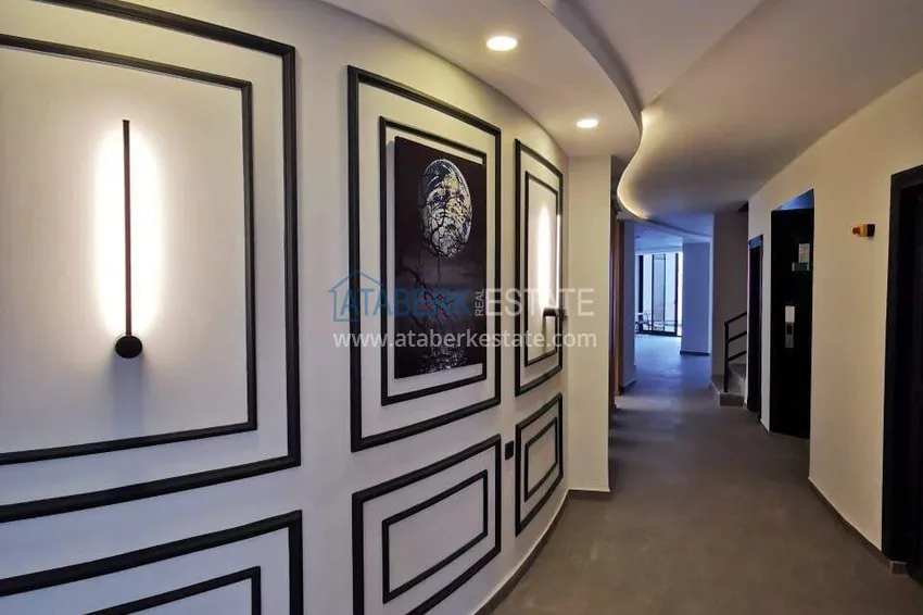 Apartment and penthouse in Tosmur - single price for two properties, 300 m from the sea  14 