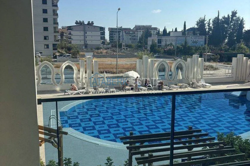 Purchase  1+1 apartment in Gazipasa - from owner, pool view, affordable price 15 