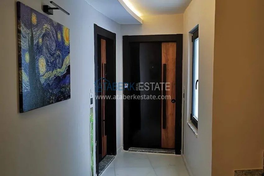 Apartment and penthouse in Tosmur - single price for two properties, 300 m from the sea  16 