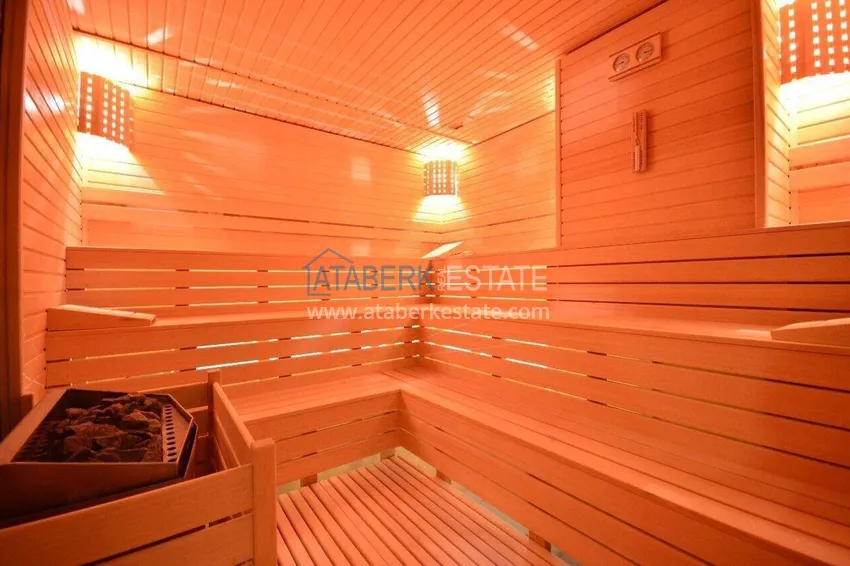 2+1 apartment in Mahmutlar — furniture, mountain view, first coastline  22 