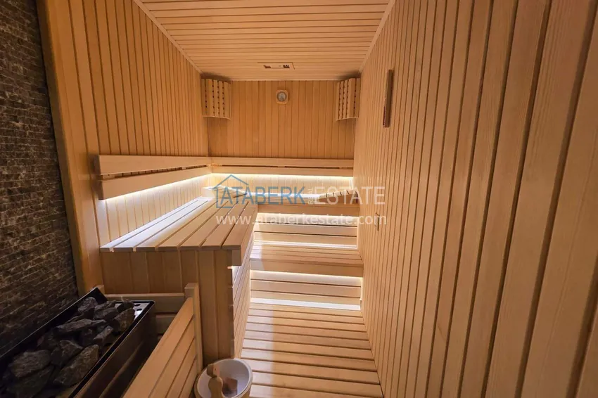 Two 1+1 apartments in the center of Alanya, Cleopatra beach area - fine finish, modern complex 19 